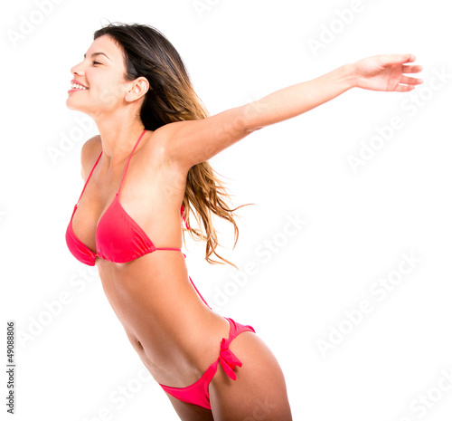 Photo: Happy woman on holidays Happy woman on holidays