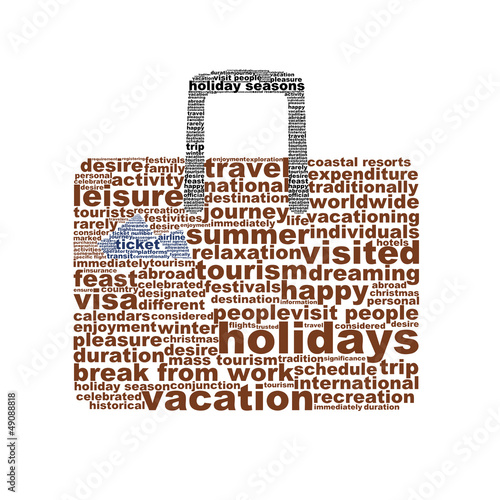 Illustration: Holidays creative symbol design Holidays creative symbol design
