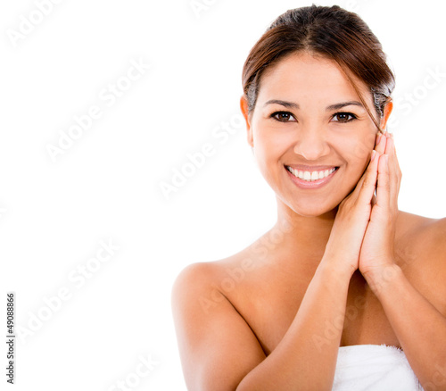 Photo: Beautiful woman smiling Beautiful woman smiling