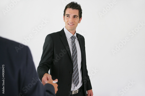 Photo: A business handshake A business handshake