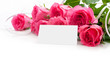 Photo: Flowers with a blank tag Flowers with a blank tag