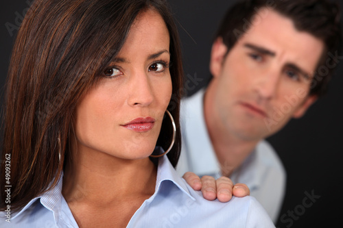 Photo: couple having a quarrel couple having a quarrel