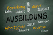 Kreidetafel mit Ausbildung