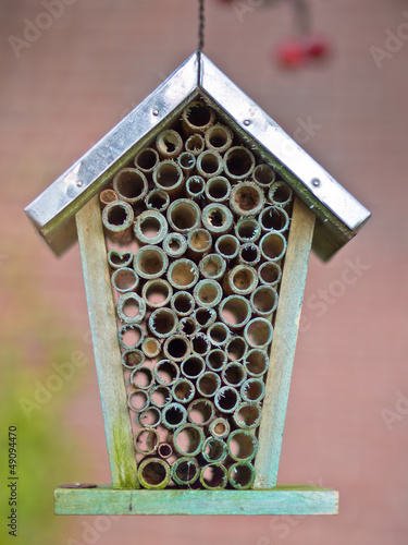 Photo: Close up insect hotel Close up insect hotel