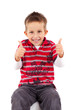 Playful little boy