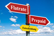 Flaterate oder Prepaid? Entscheidung