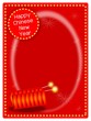 Two Firecrackers on Chinese New Year Background