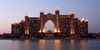 Atlantis Hotel at night. Palm Jumeirah, Dubai