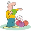 Vector: figure-bowling figure-bowling