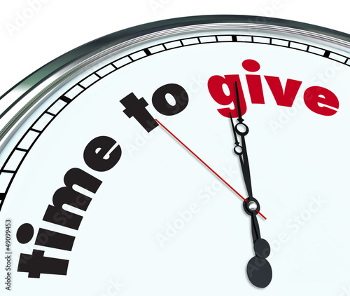 Illustration: Time to Give - Ornate Clock Time to Give - Ornate Clock