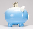 Two Dollar Bill Stuck in the Piggy Bank