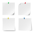 Notizzettel mit Pin
