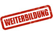 Illustration: Grunge Stempel rot WEITERBILDUNG Grunge Stempel rot WEITERBILDUNG