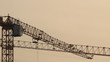 Lifting construction crane. construction site 