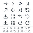 Arrow symbol icons