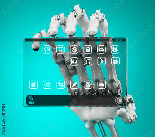 Illustration: Concept mobile computer Concept mobile computer