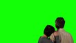 Video: Happy couple over green screen Happy couple over green screen