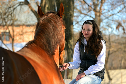 Photo: Girl with Horse Girl with Horse