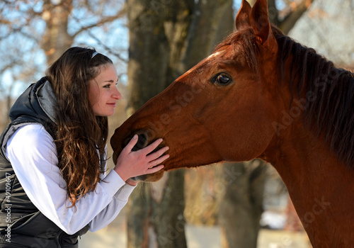 Photo: Girl with Horse Girl with Horse