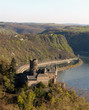 Burg Katz am Rhein bei St. Goarshausen mit Loreley
