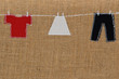 Hand made washing line design