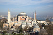 Beautiful Hagia Sophia Museum aerial view