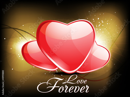 Vector: abstract glossy love background abstract glossy love background