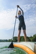 Wassersportlerin