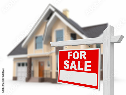 Illustration: Home for Sale sign Home for Sale sign