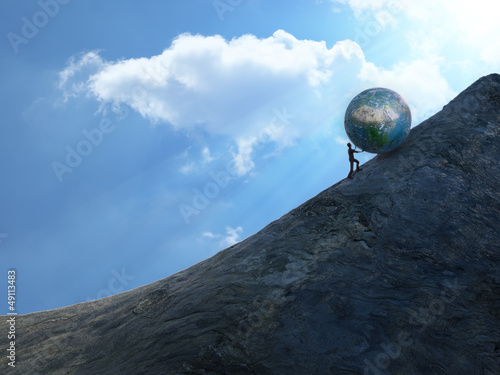 Illustration: Sisyphus Sisyphus