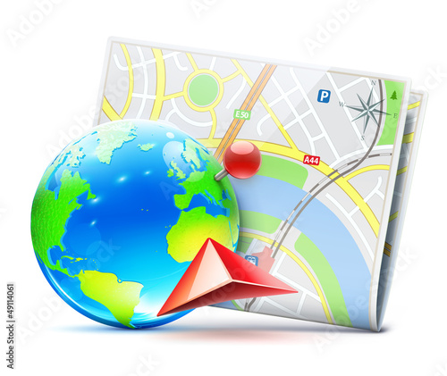 Illustration: Global navigation concept Global navigation concept