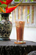 Iced coffe on the table