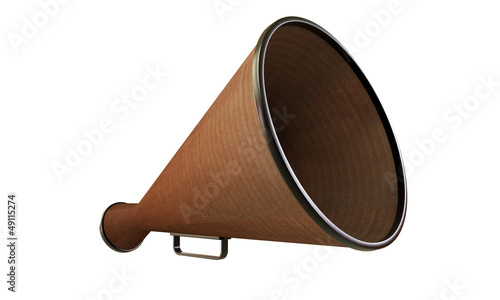 Illustration: old megaphone old megaphone