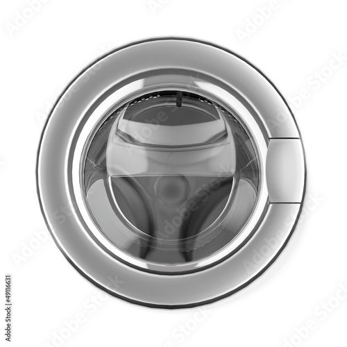 Illustration: Close up of washing machine Close up of washing machine
