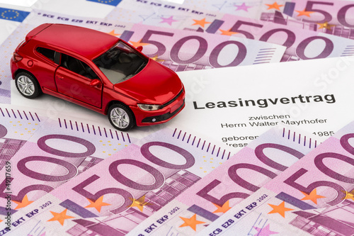 Photo: Leasingvertrag für neues Auto Leasingvertrag für neues Auto