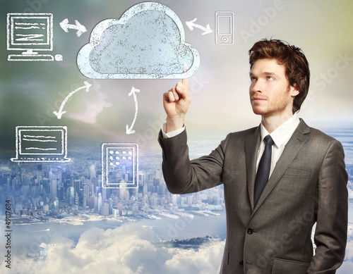 Photo: Cloud Computing Concept Cloud Computing Concept