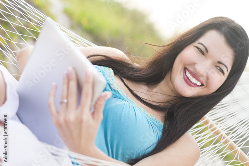 Photo: Beautiful woman in hammock Beautiful woman in hammock