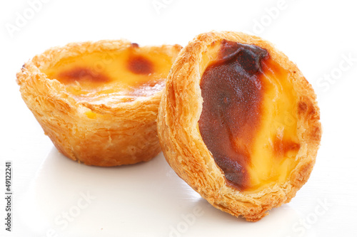 Photo: Custard Pies over white Custard Pies over white