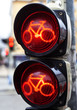 Foto: Rote Fahrradampel Rote Fahrradampel