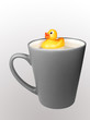 Ente in der Tasse
