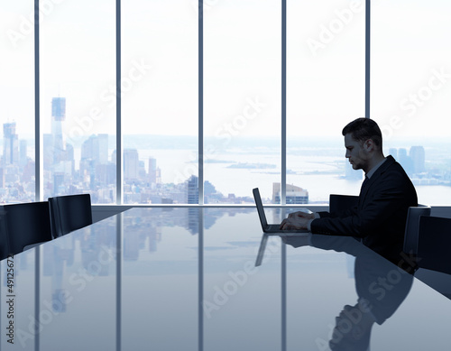 Photo: man sitting man sitting