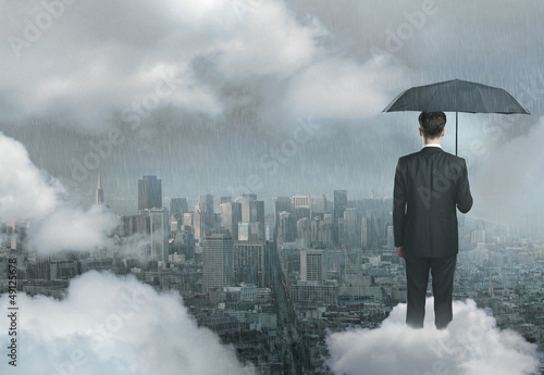 Photo: man with umbrella man with umbrella