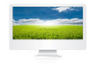 Blue sky on Monitor Screen.