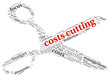 Costs cutting concept