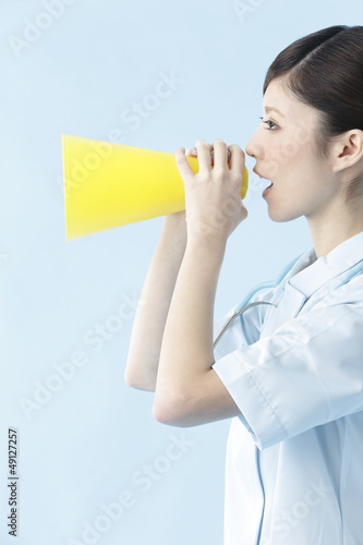 Photo: 看護師・ブルーバック 看護師・ブルーバック