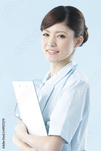 Photo: 看護師・ブルーバック 看護師・ブルーバック