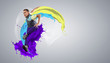 Modern style dancer