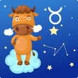 Zodiac signs - Taurus Illustration vector