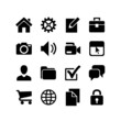 16 Basic Icons. Website Iconset