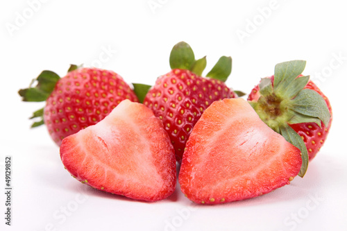 Photo: isolated strawberry isolated strawberry